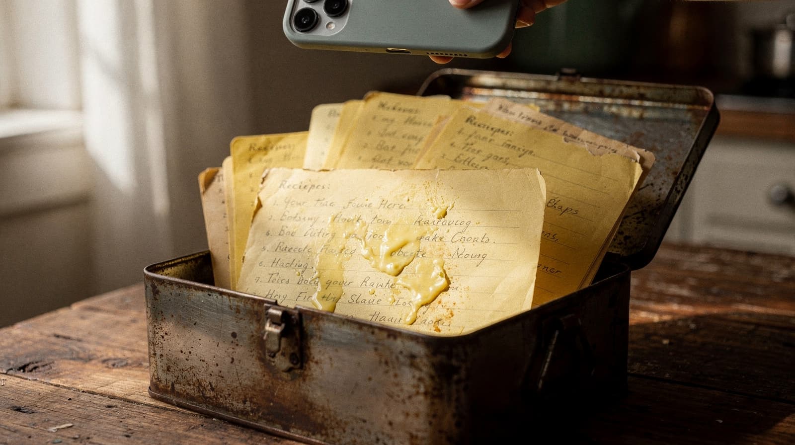 Saving Handwritten Family Recipe Cards Before the Ink Goes