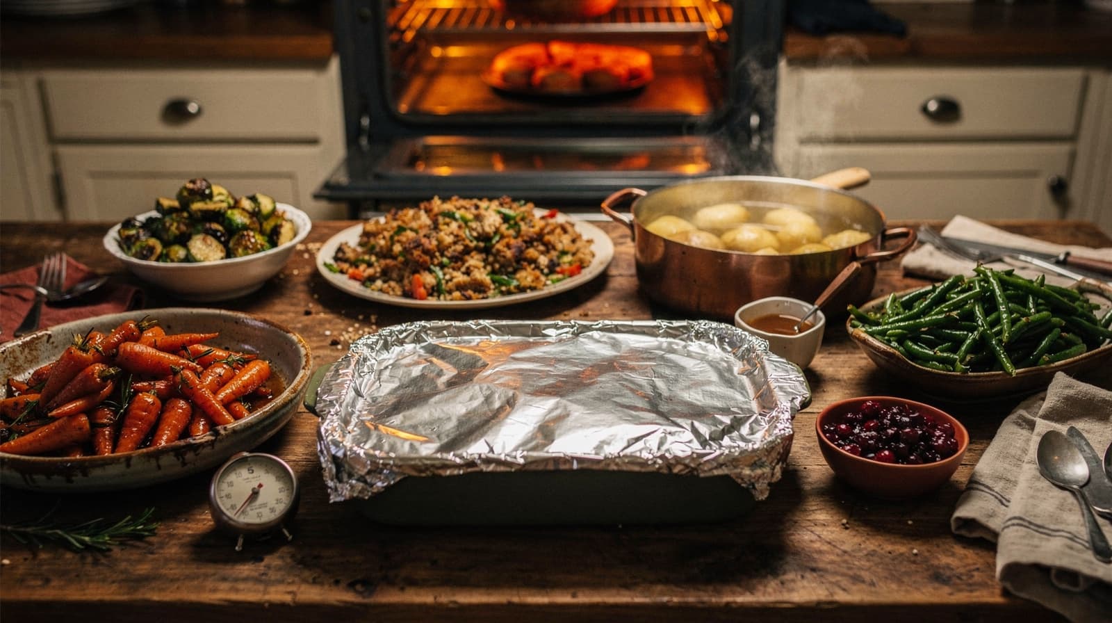 How to Get Six Side Dishes Hot at the Same Time